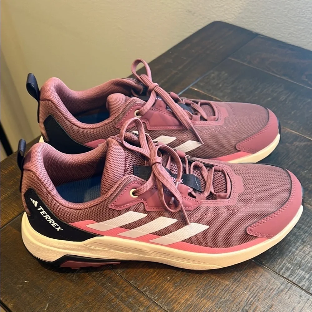 Adidas Terrex Pink and White Athletic Shoes Robust Sole NWOT